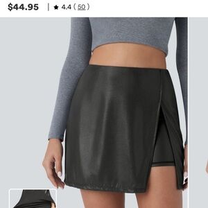 Brand new Halara softly zero XL metallic skort